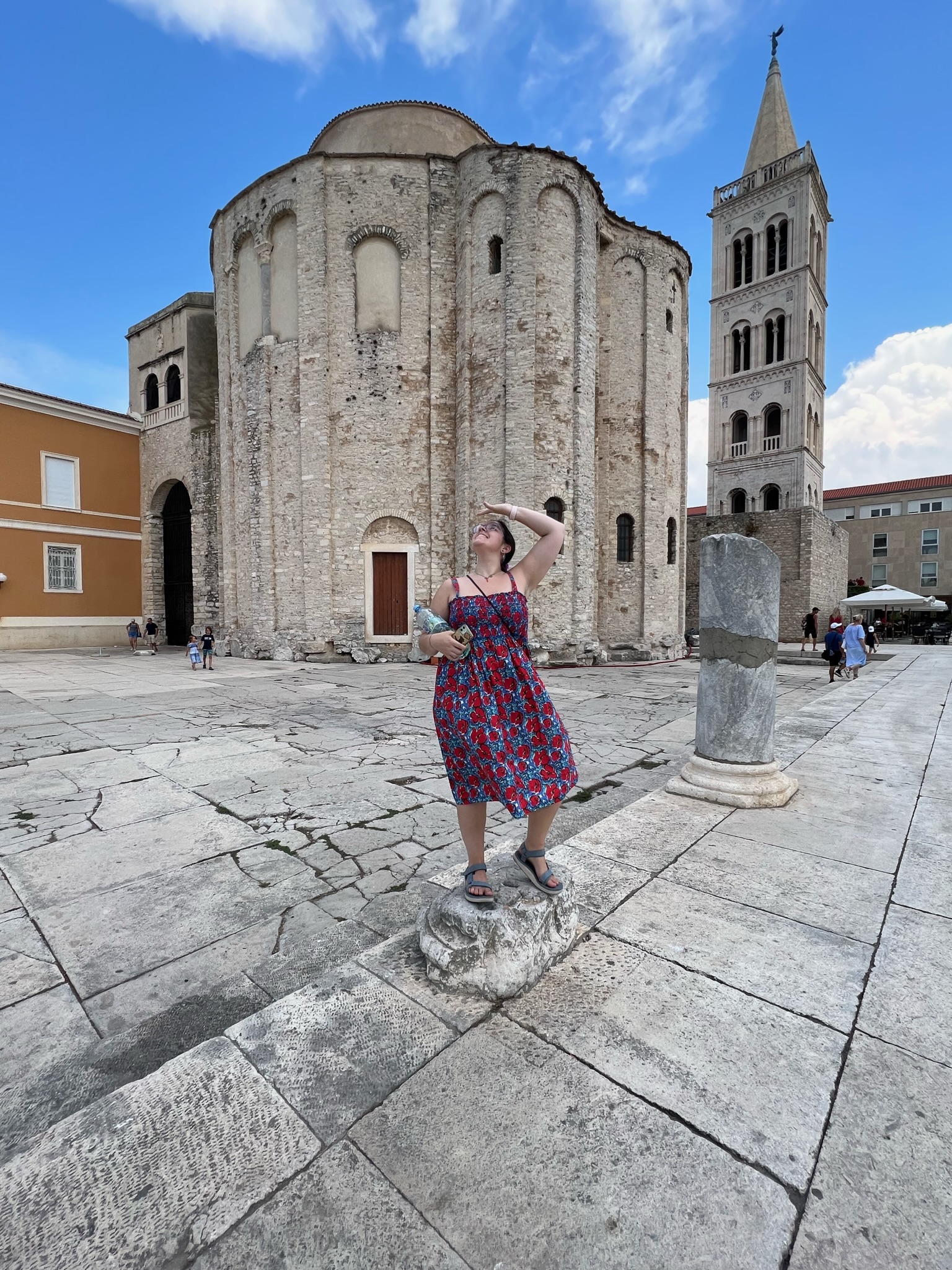 St. Donatus Church circular Romanesque architecture in Zadar old town
