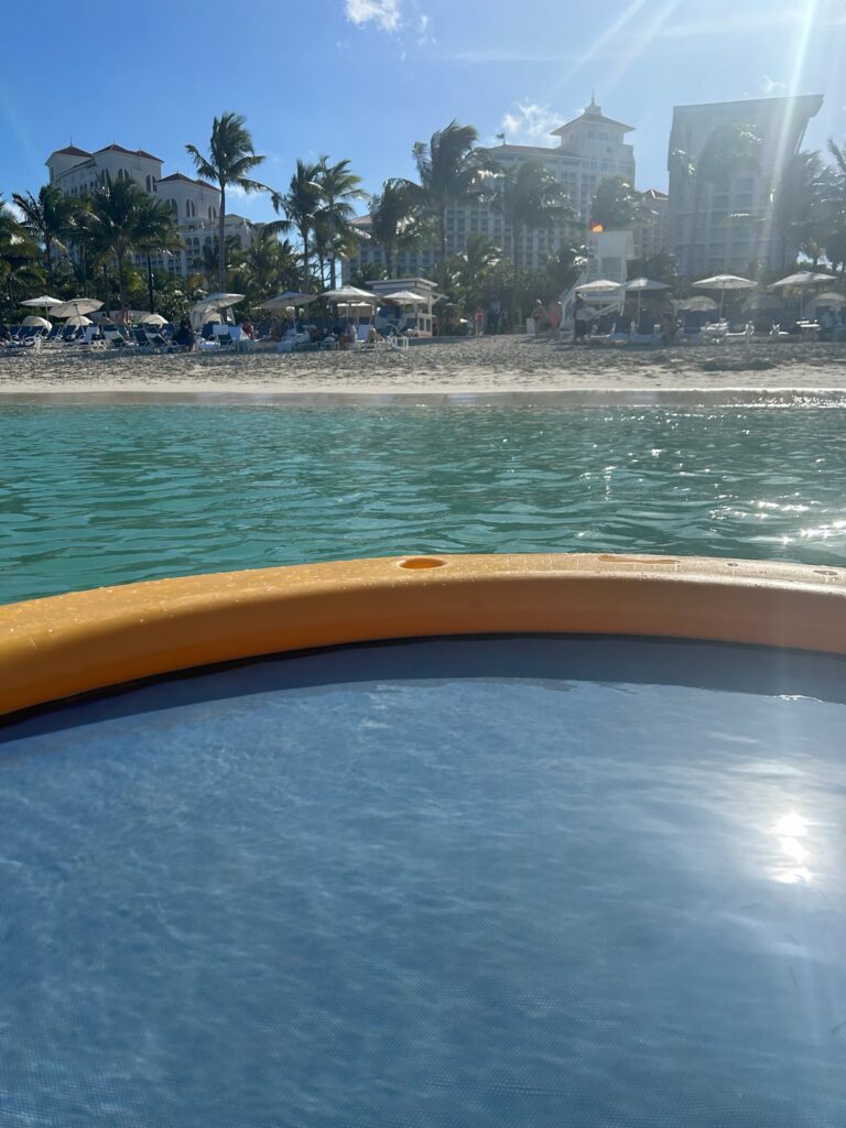 Swimming with nurse sharks and pigs in Bahamas