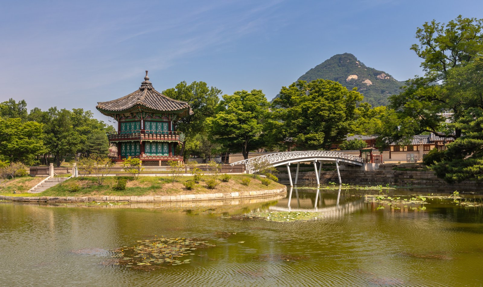 Hyangwonjeong Pavilion at Gyeongbokgung Palace, Seoul